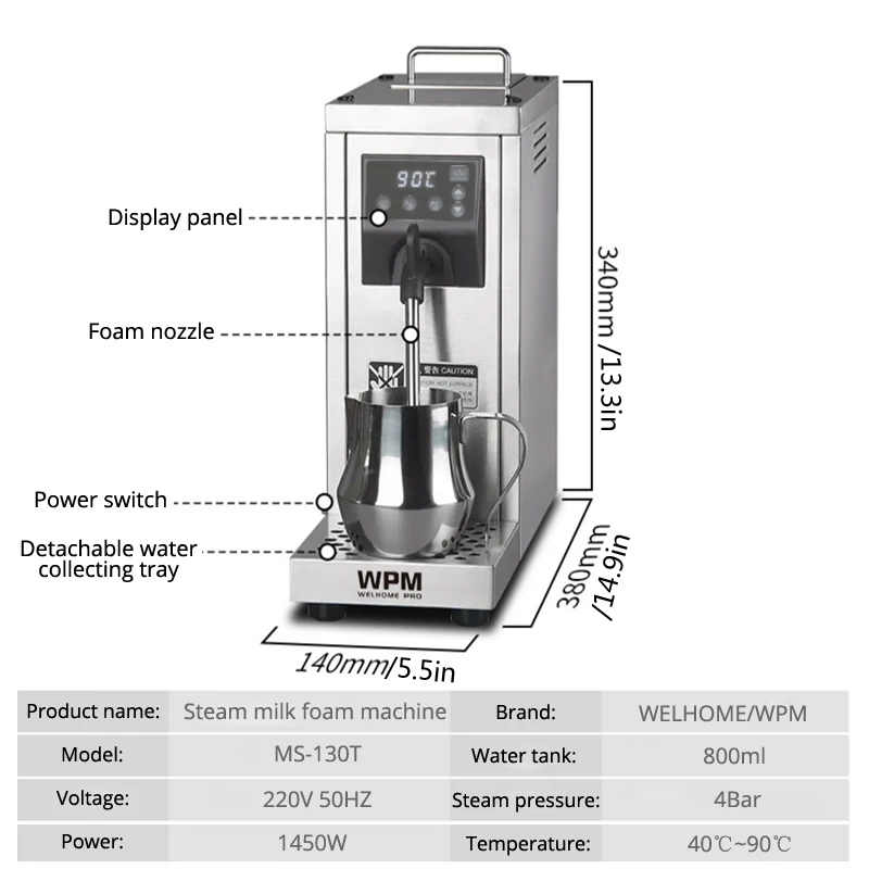 Boiling Water Machine Milk Bub - Coffee Shop Equipment review and price