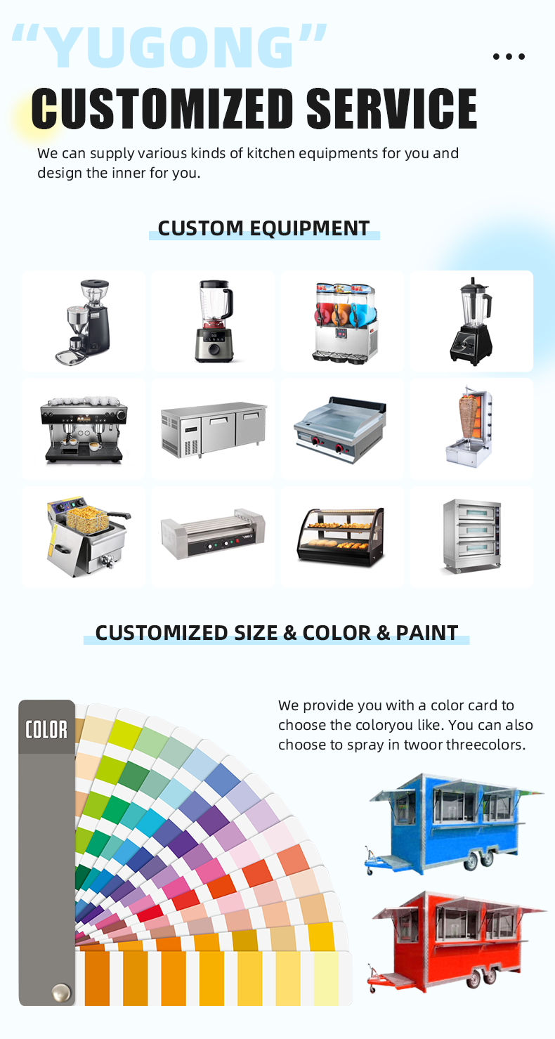 Custom Luxury Mobile Fast Food - Coffee Shop Equipment review and price